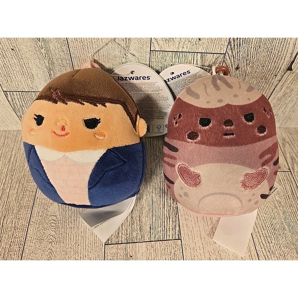 Squishmallows Stranger Things Clips Vecna & Eleven Netflix Plush Lot of 2